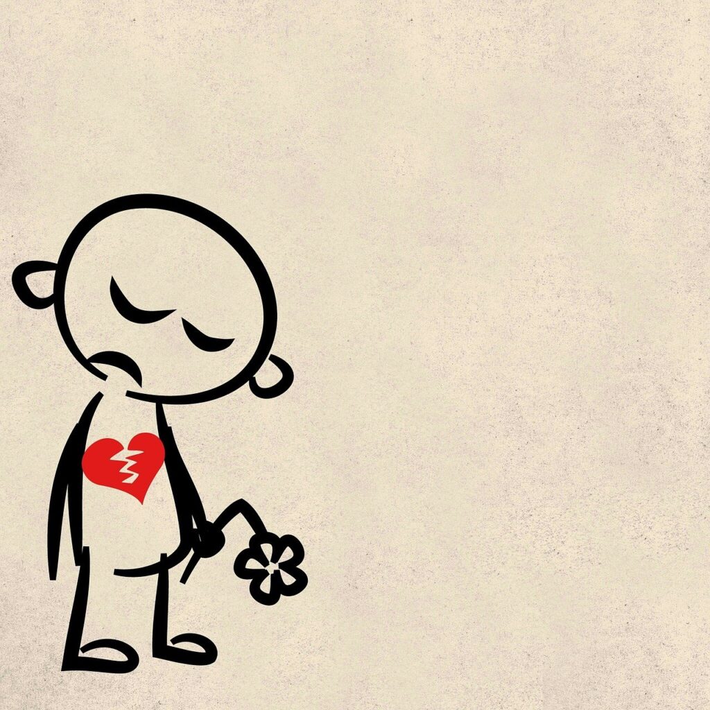 sad broken heart background 674811