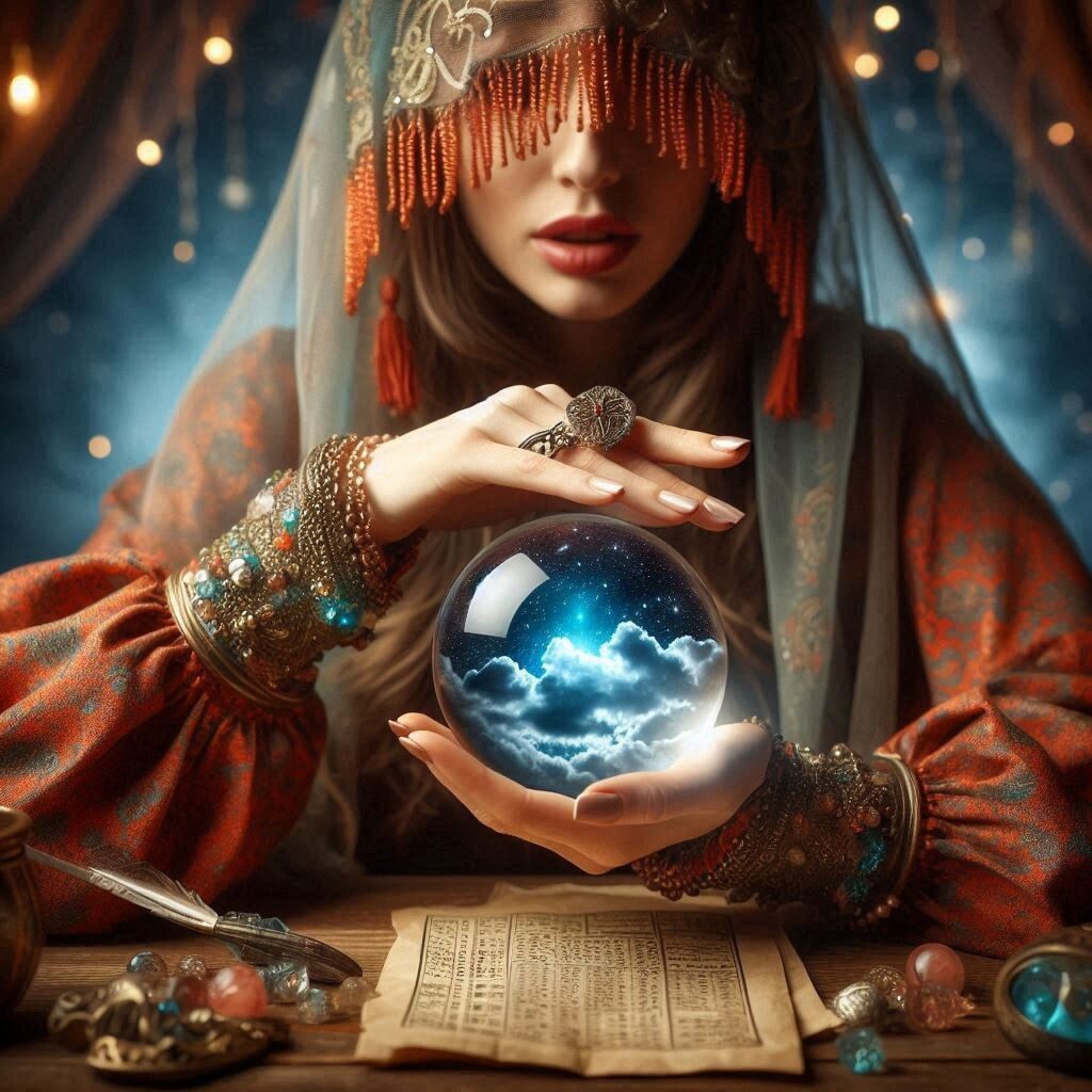 ai generated woman fortune teller 8909071